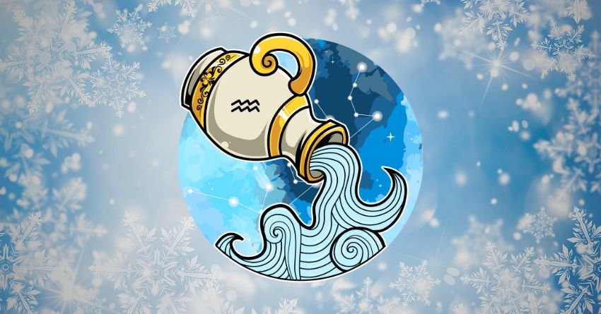 Aquarius zodiac sign symbol for the article "Only 3 Zodiac Signs Can Truly Handle Aquarius in Marriage."