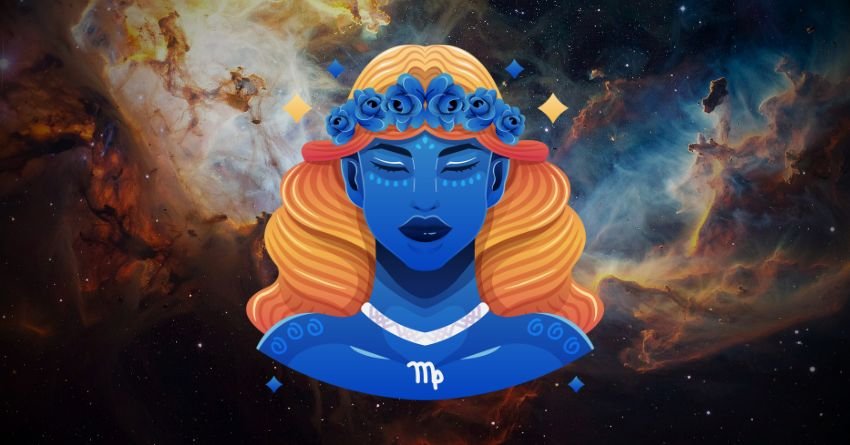 Virgo zodiac sign illustration with the title "These Zodiac Signs Are Virgo's Soulmates"