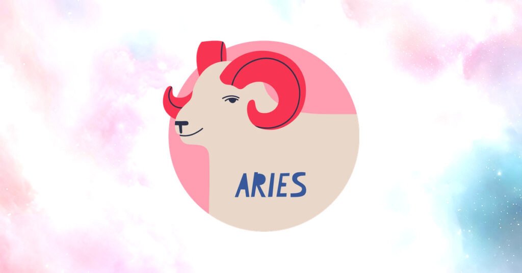 Aries zodiac sign illustration for The 3 Zodiac Signs Karma Is Bringing Back to Aries — One Reunion Could Change Everything