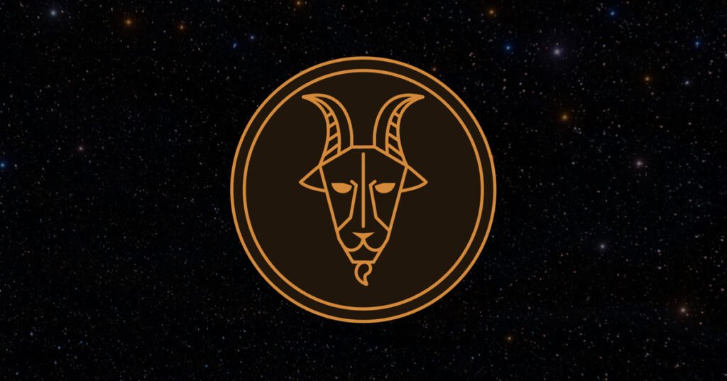 Capricorn zodiac sign and tarot cards revealing the past, present, and future