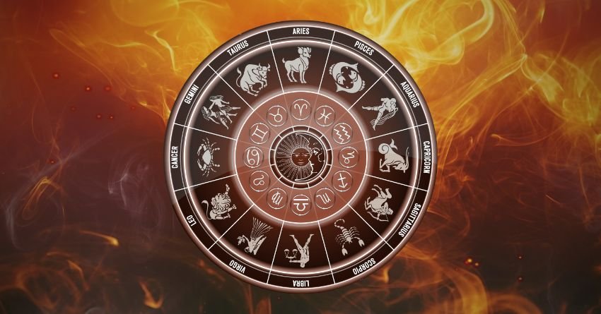 August 7 Daily Horoscope featuring a glowing zodiac wheel revealing the luckiest and unluckiest zodiac signs.
