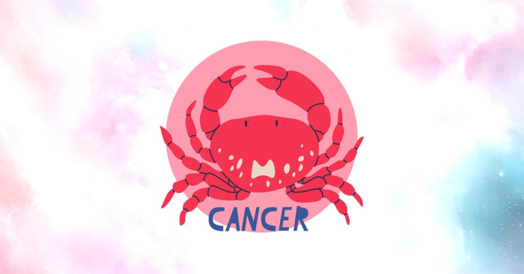 Cancer zodiac sign illustration for The 3 Zodiac Signs Karma Is Bringing Back to Cancer — One Reunion Could Change Everything