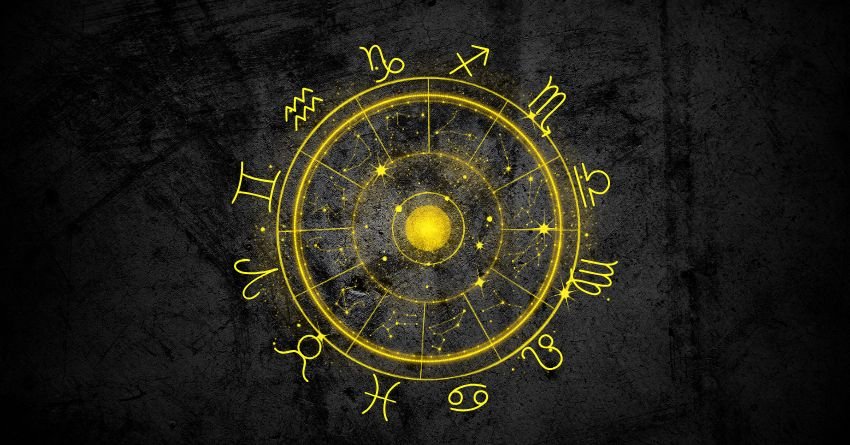New Moon and Total Solar Eclipse in Leo on August 12 zodiac astrology illustration