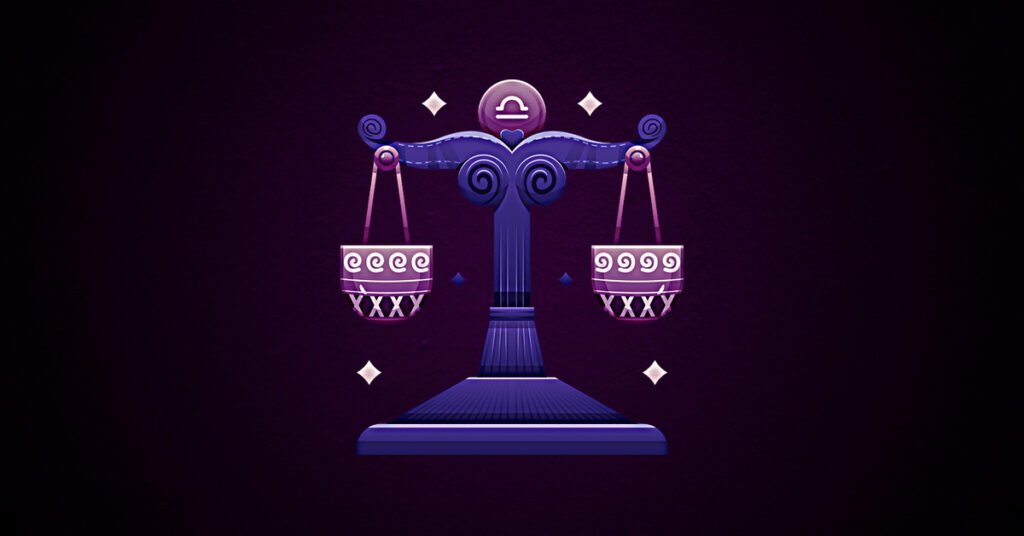 Libra zodiac sign and heavenly reward bringing blessings and positive change