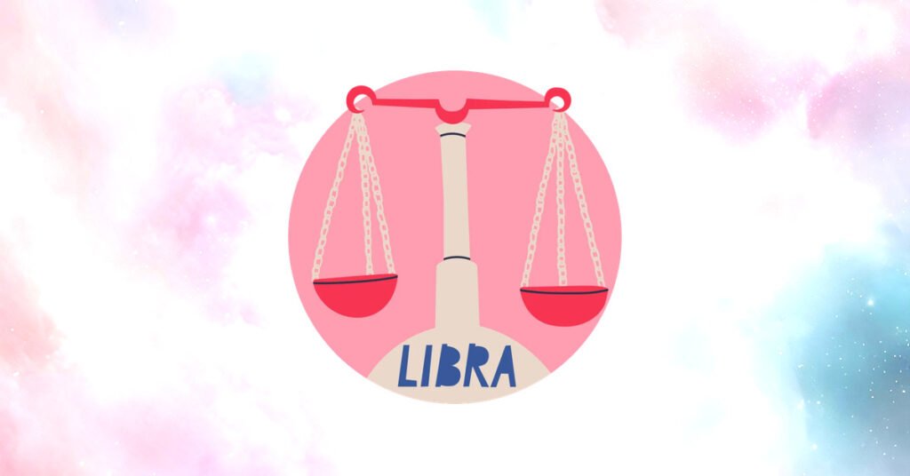 Libra zodiac sign illustration for The 3 Zodiac Signs Karma Is Bringing Back to Libra — One Reunion Could Change Everything